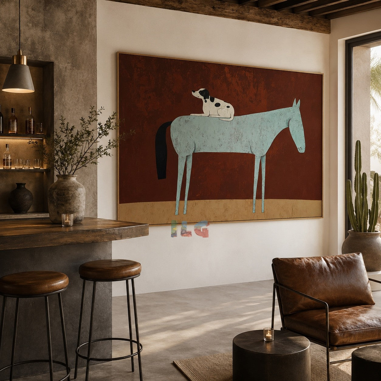 Rustic Companion Horse – Animal Wall Art