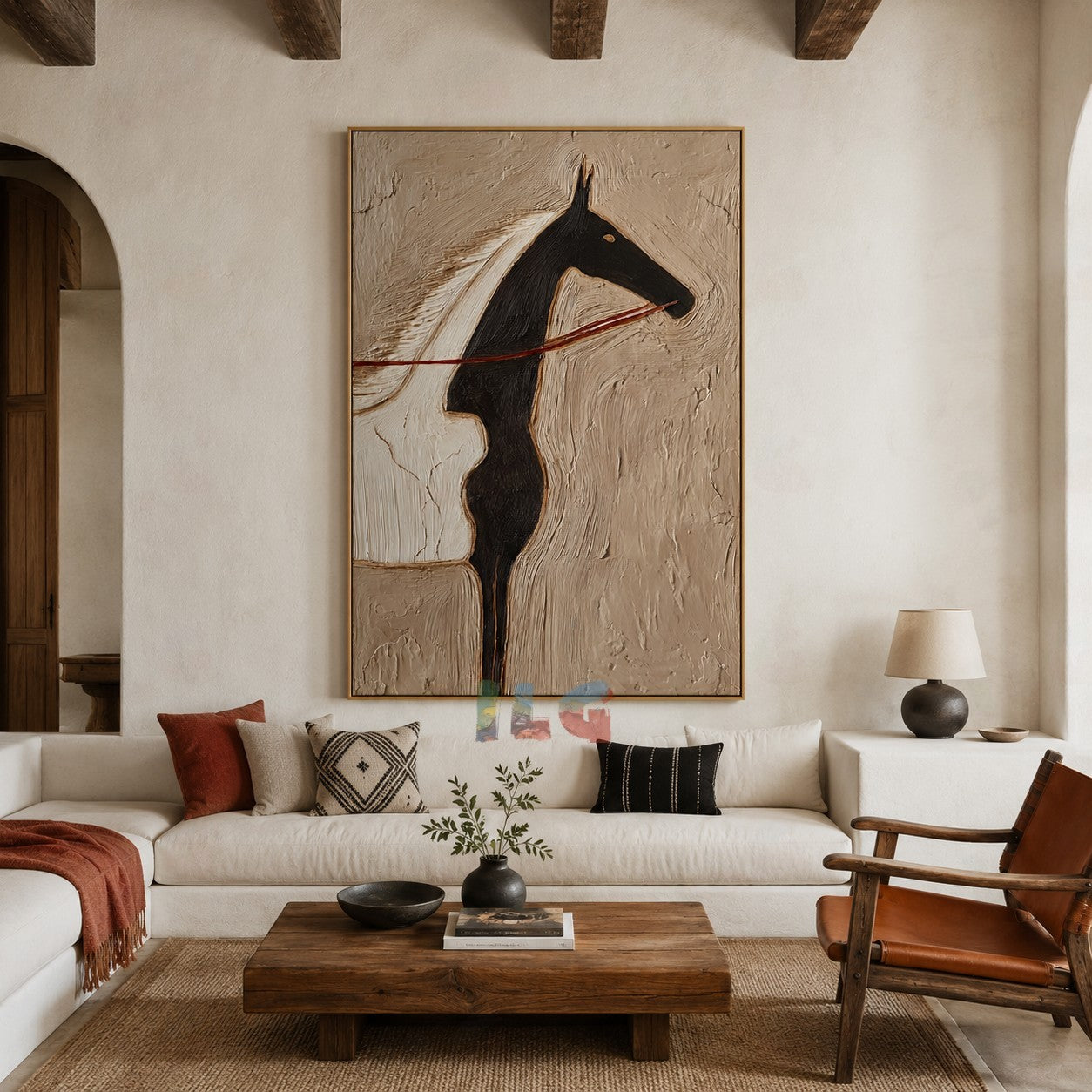Silent Equine – Abstract Figurative Wall Art