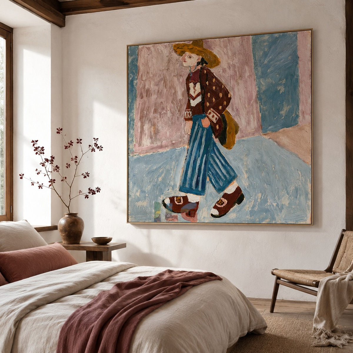 Autumn Stroll – Vintage Fashion Figurative Wall Art