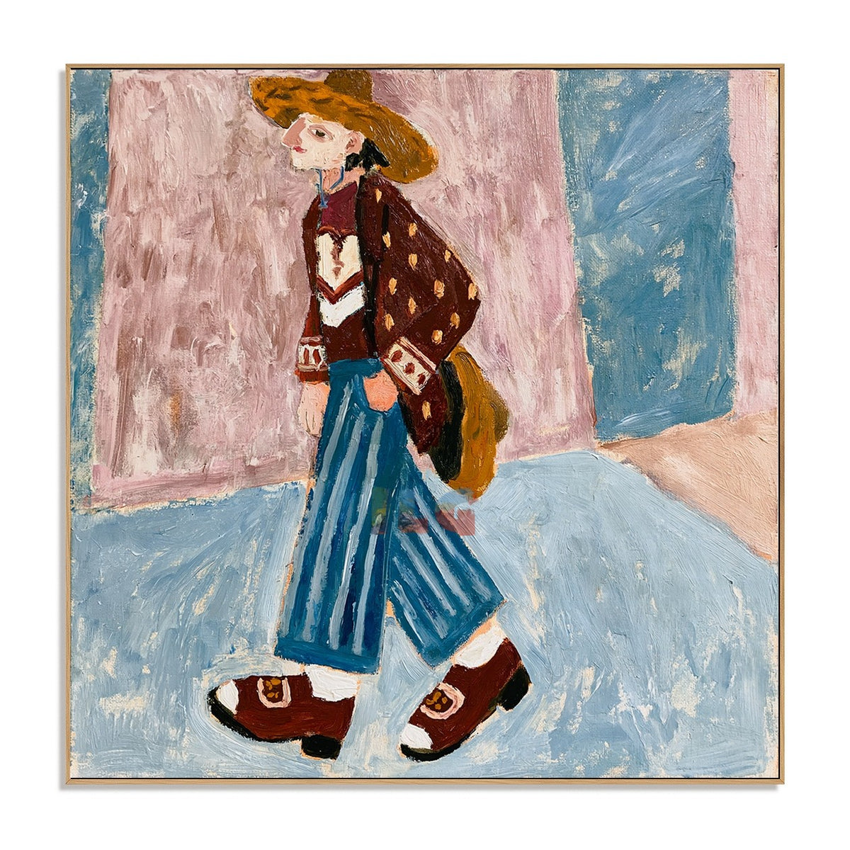 Autumn Stroll – Vintage Fashion Figurative Wall Art