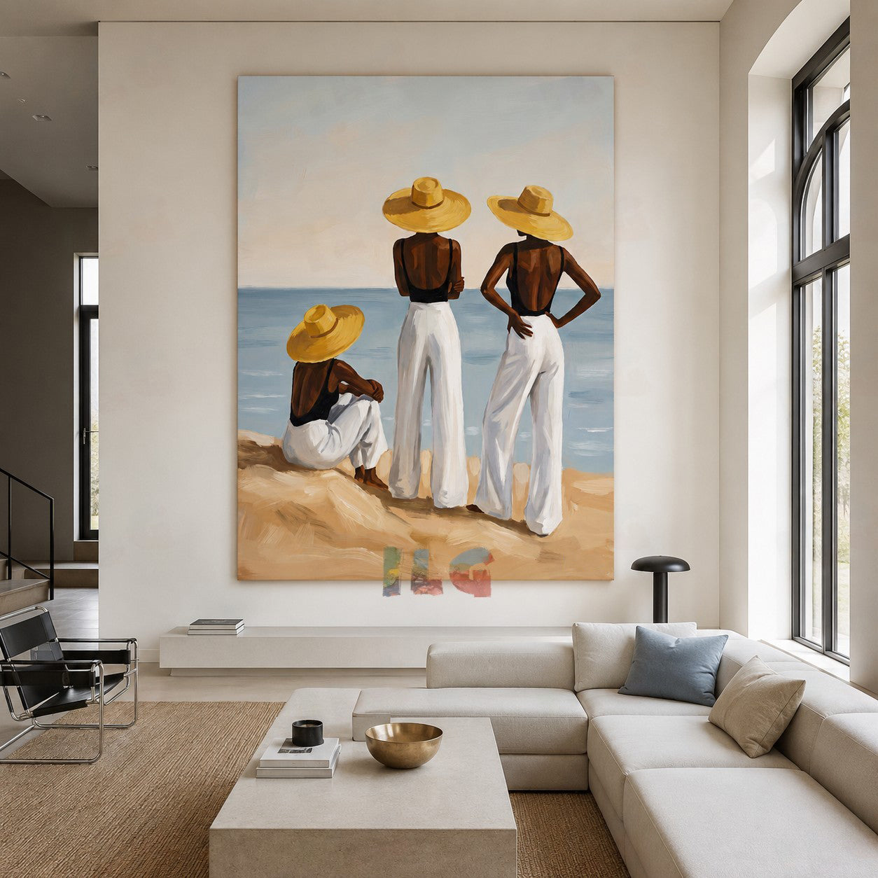 Harbor of Light – Coastal Figurative Wall Art