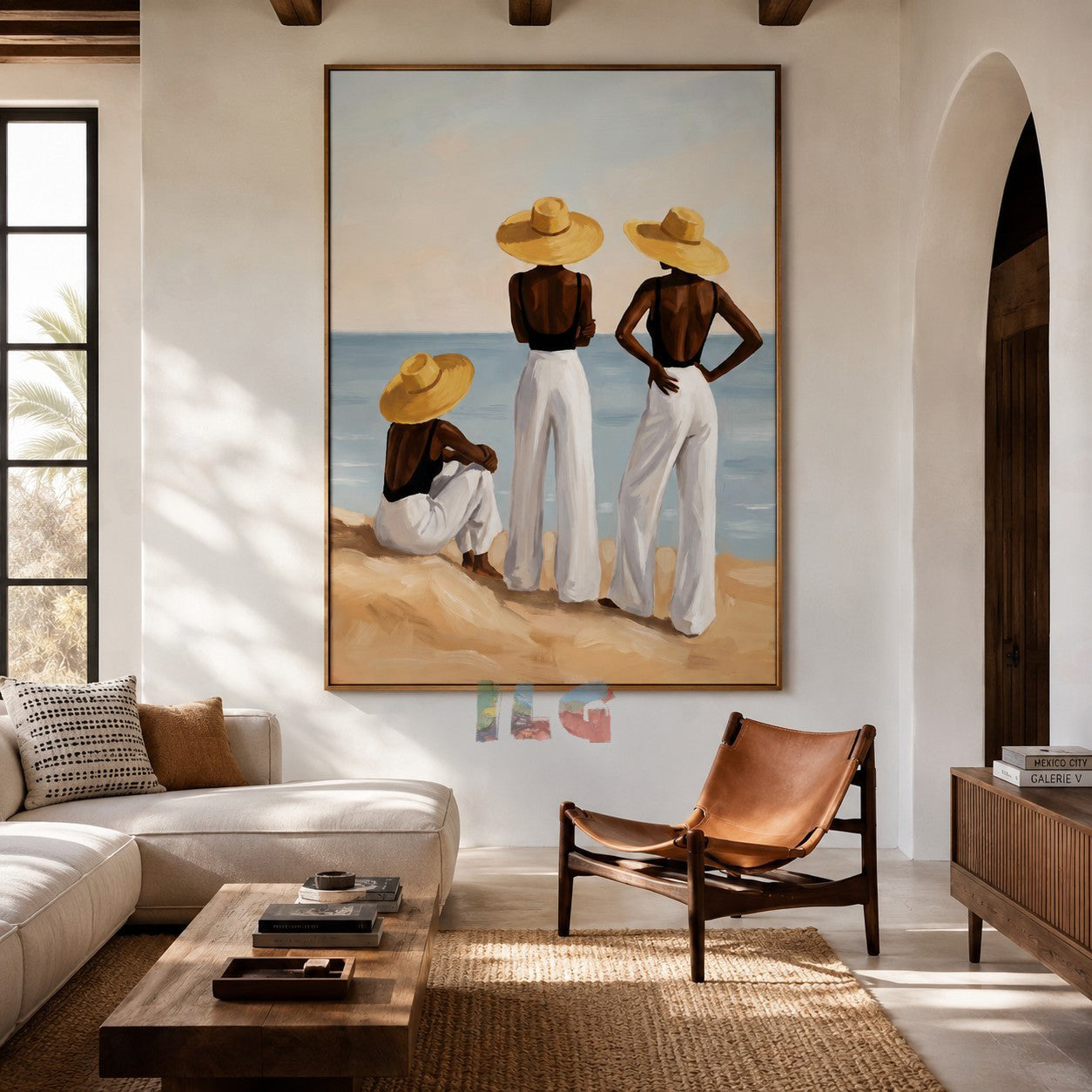 Harbor of Light – Coastal Figurative Wall Art