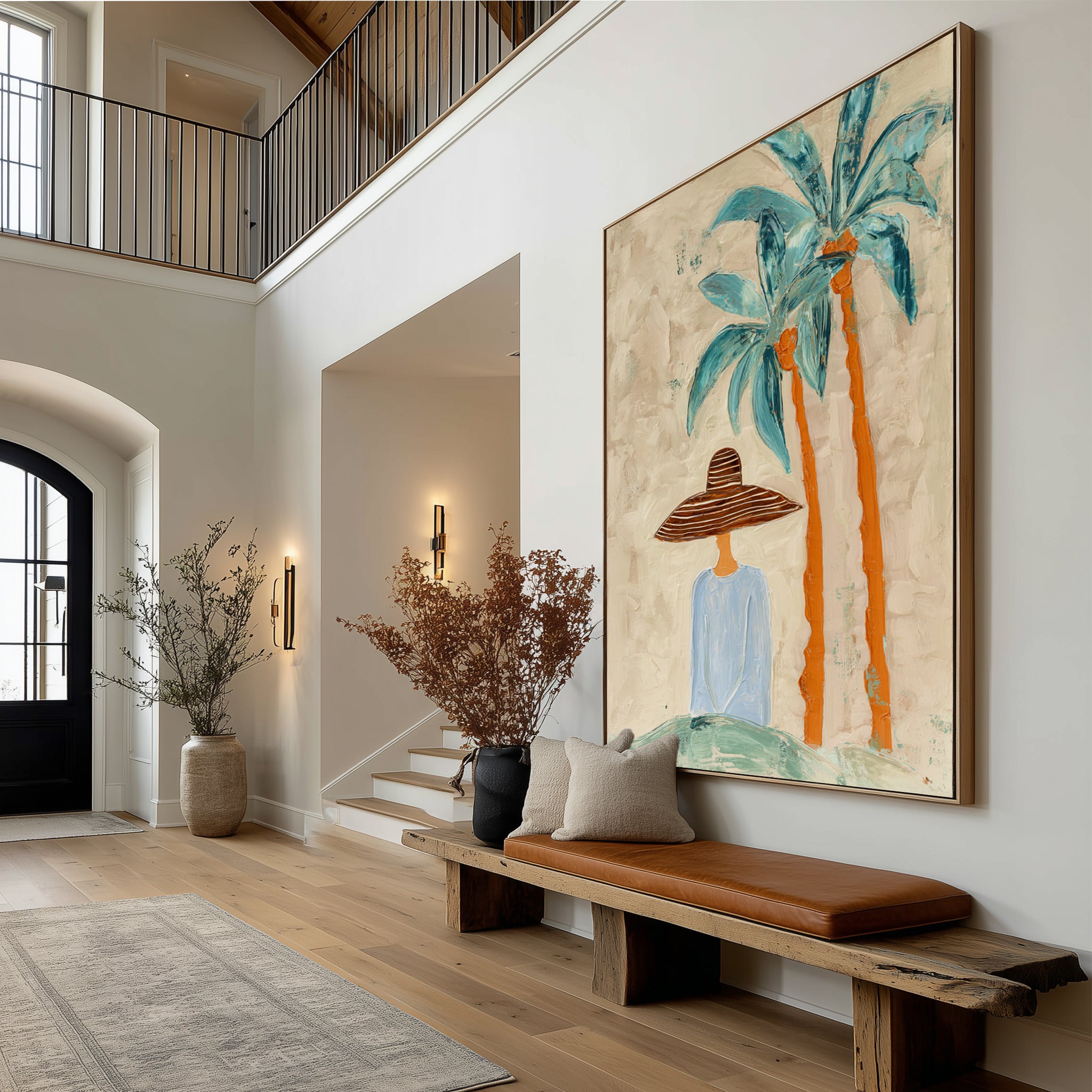 Palm Shade Moment – Coastal Wall Art