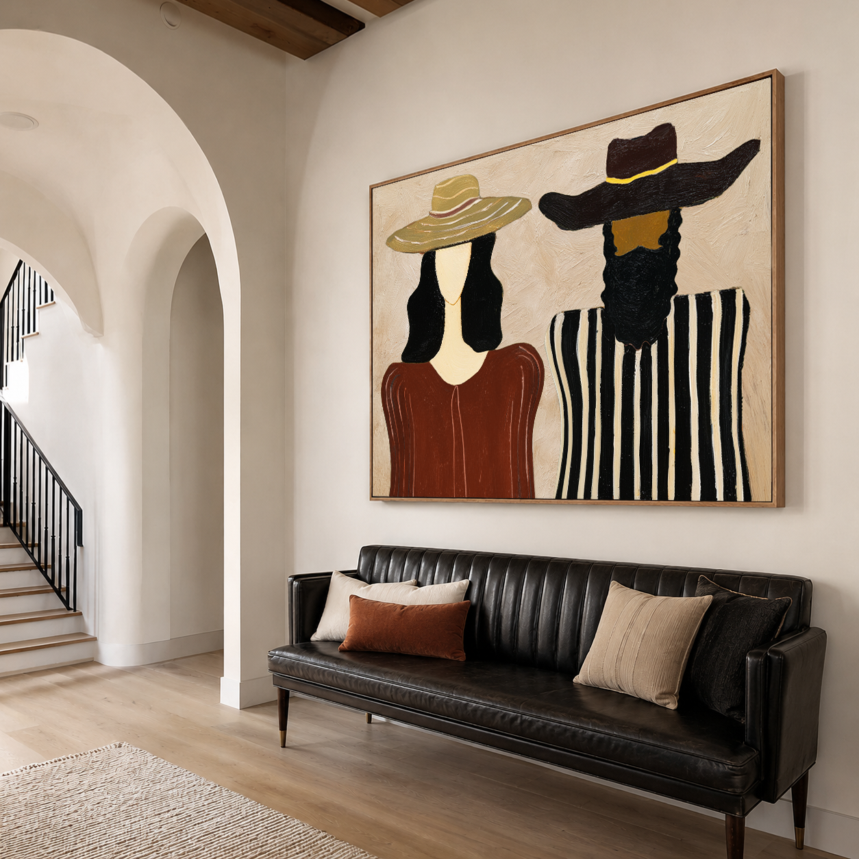 Shared Seasons - Modern Figurative Wall Art