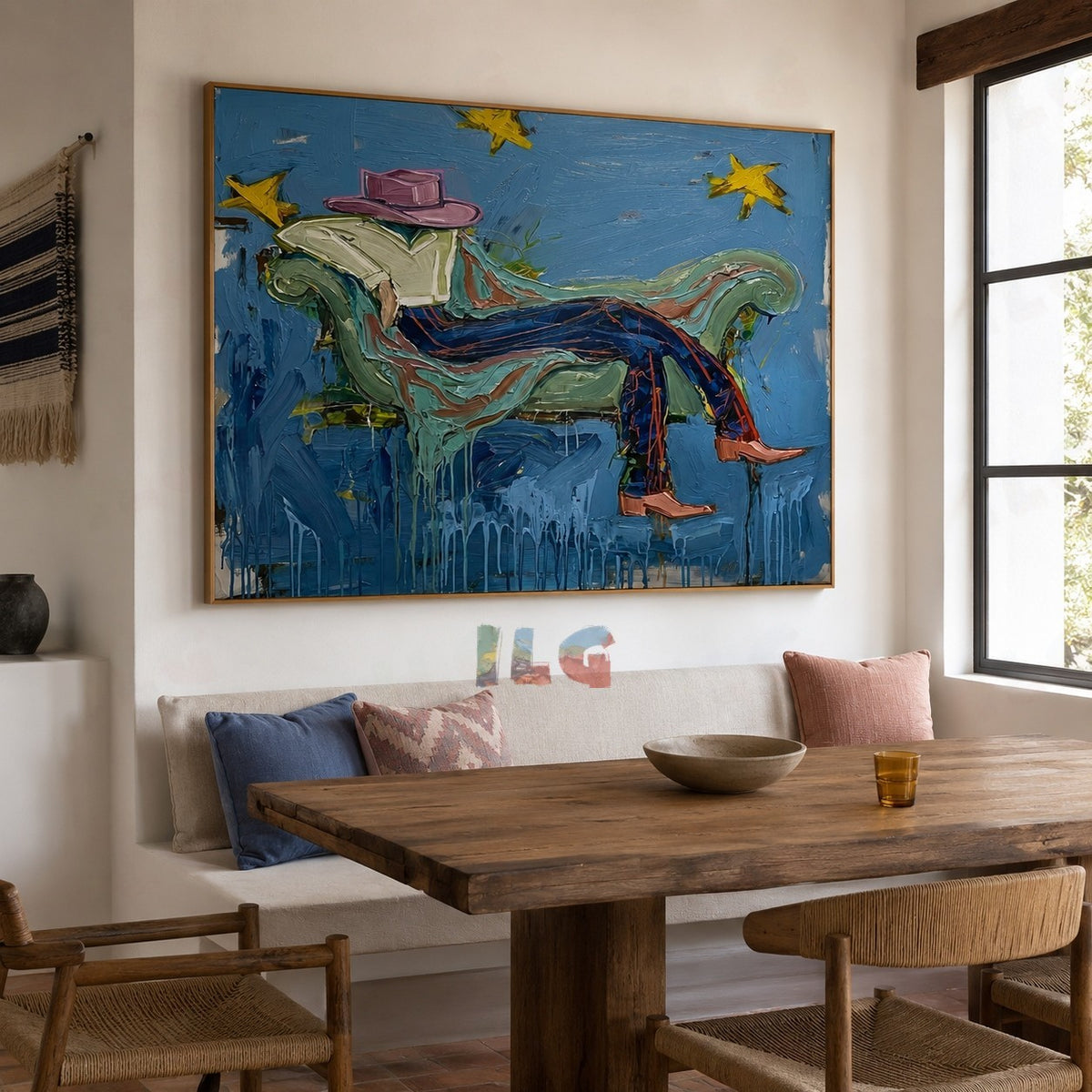 Skybound Reverie – Abstract Fashion Figurative Wall Art