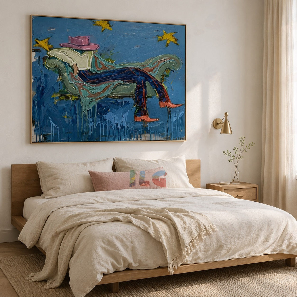 Skybound Reverie – Abstract Fashion Figurative Wall Art
