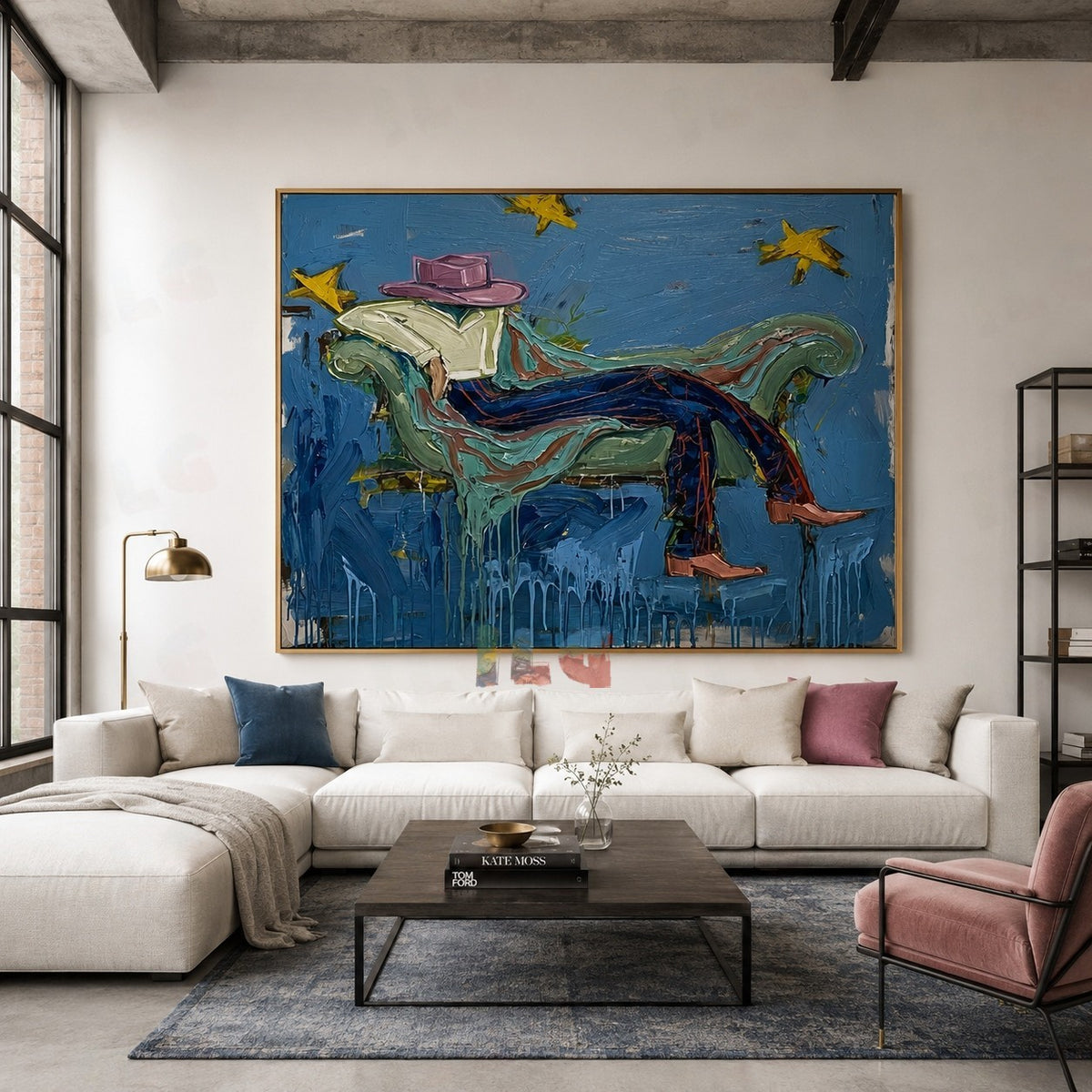 Skybound Reverie – Abstract Fashion Figurative Wall Art