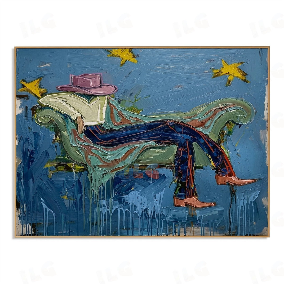 Skybound Reverie – Abstract Fashion Figurative Wall Art