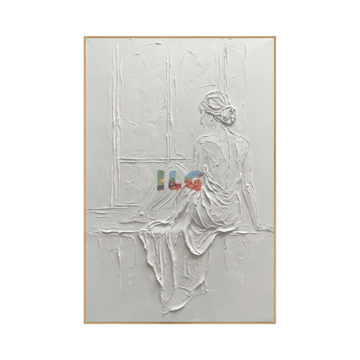 Stillform Reverie – White Sculptural Figure Wall Art