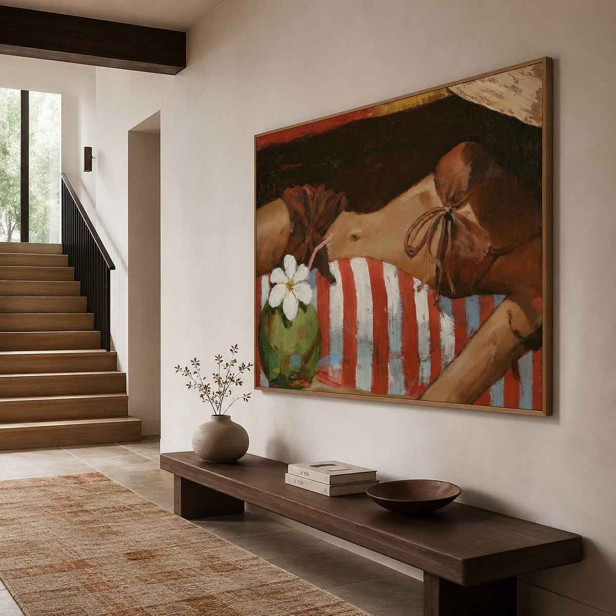 Summer Reverie – Coastal Lifestyle Figurative Wall Art