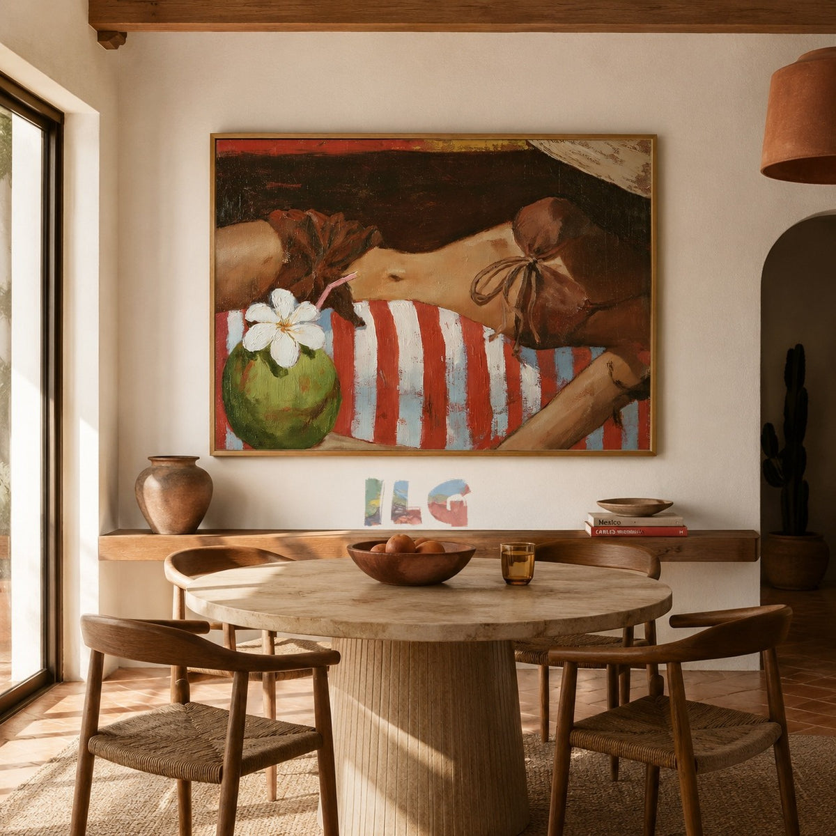 Summer Reverie – Coastal Lifestyle Figurative Wall Art