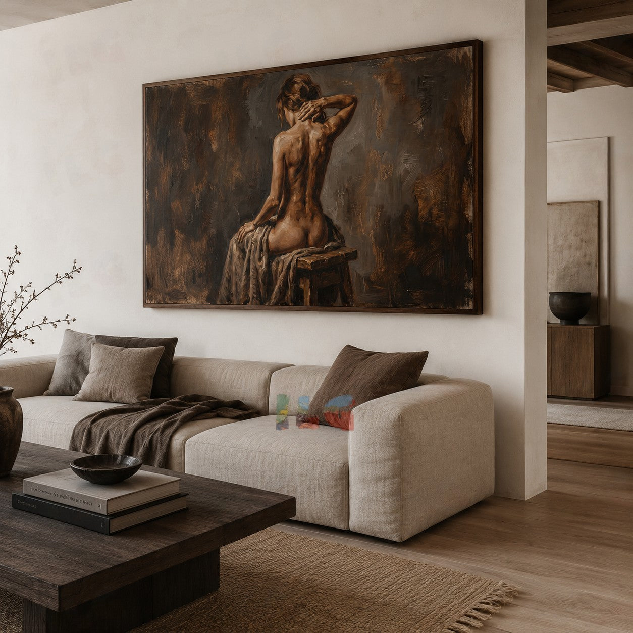 Velvet Silence – Figurative Nude Wall Art
