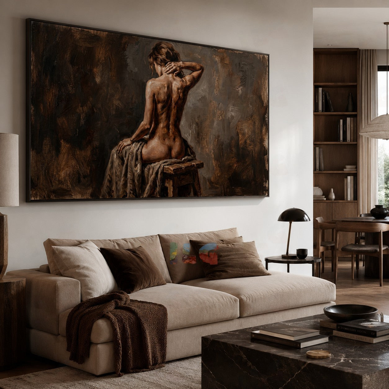 Velvet Silence – Figurative Nude Wall Art