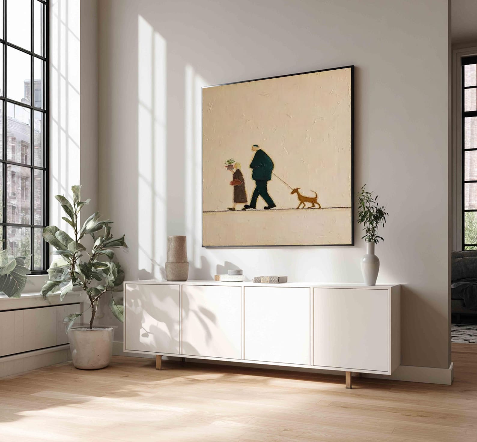 Together Home - Minimalist Family Canvas Art