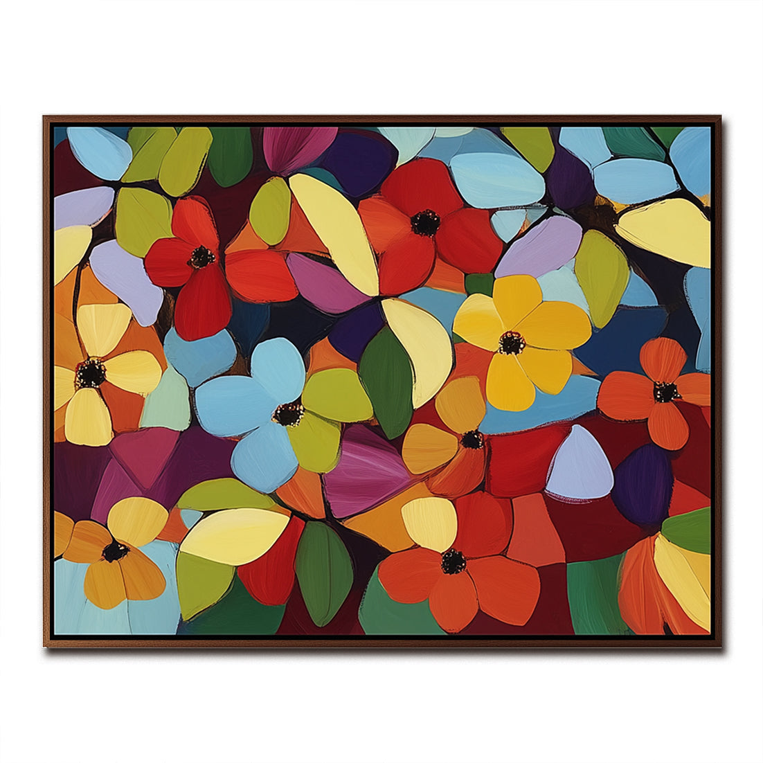 Blooming Vivid Abstract Art