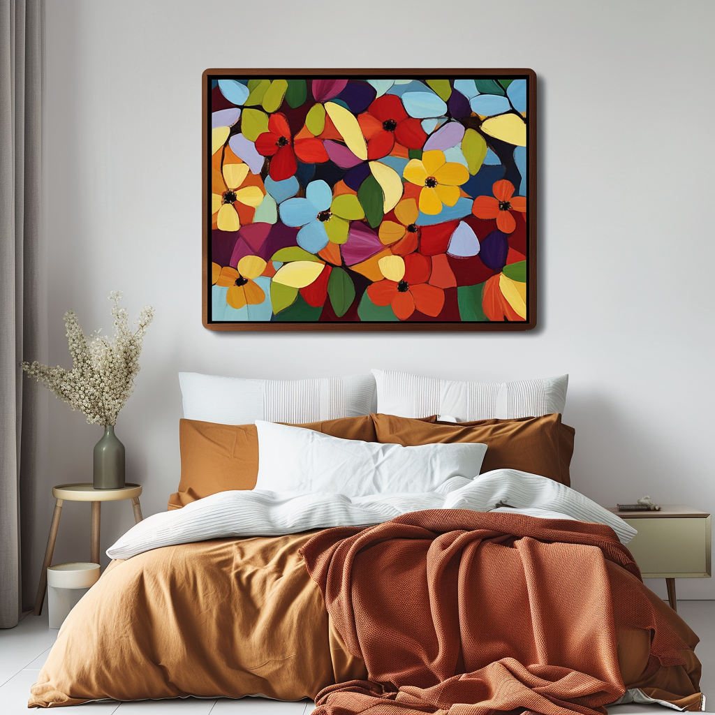 Blooming Vivid Abstract Art