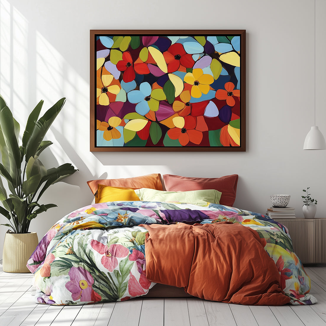 Blooming Vivid Abstract Art