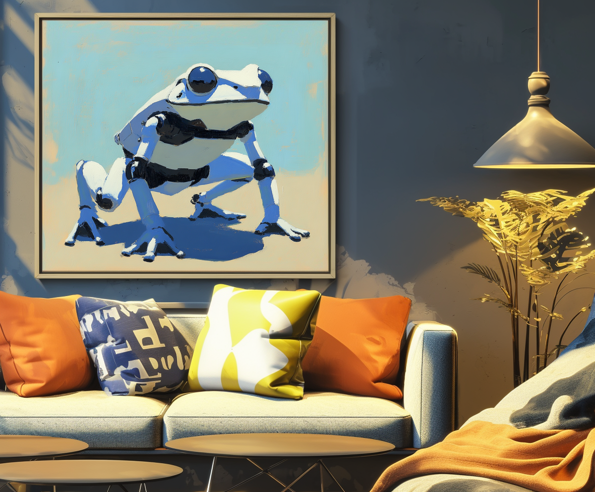 RoboFrog: Futuristic Art