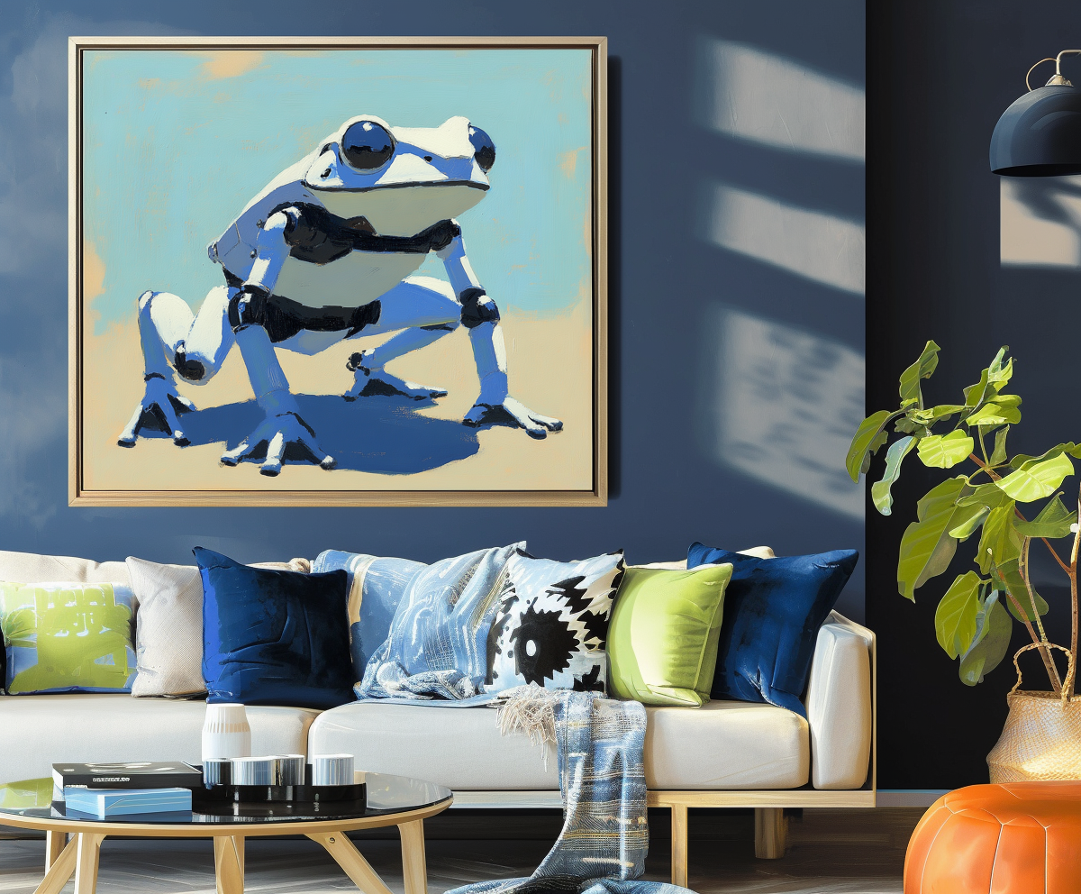 RoboFrog: Futuristic Art