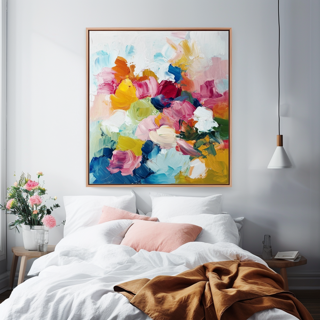 Vivid Bloom: Abstract Floral Art