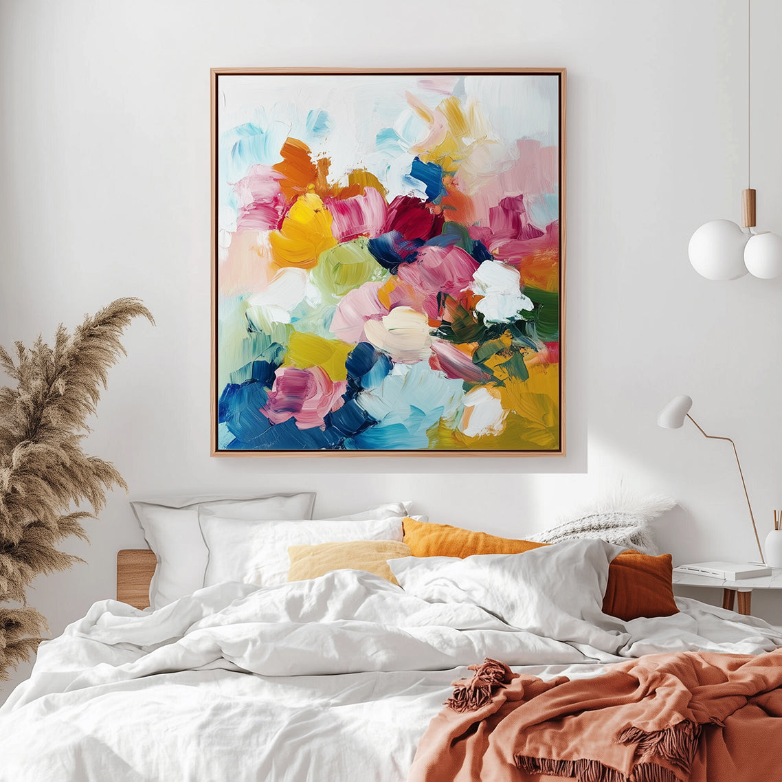 Vivid Bloom: Abstract Floral Art