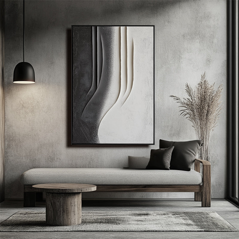 Gradient Curves Wall Art