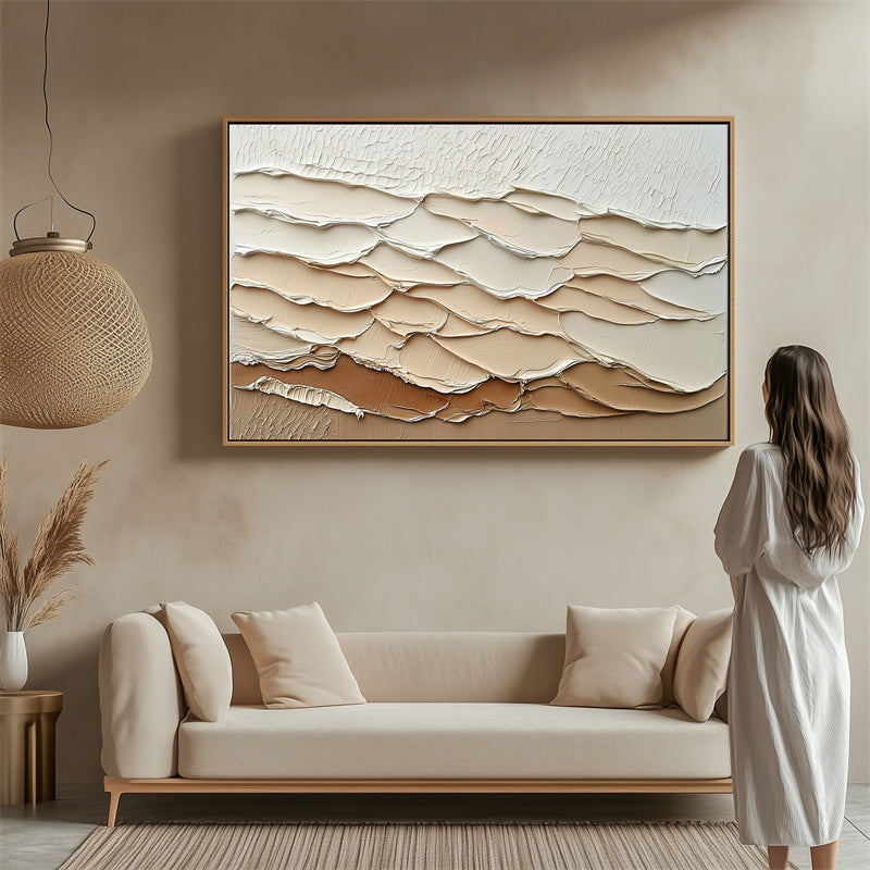 Layered Earth Tones Artwork