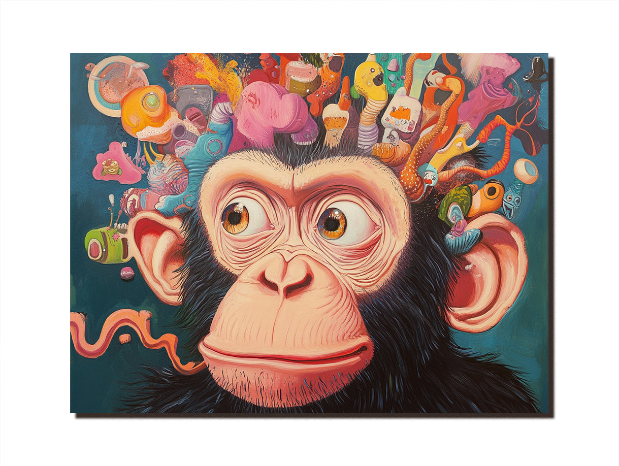 Whimsical Monkey Wall Art