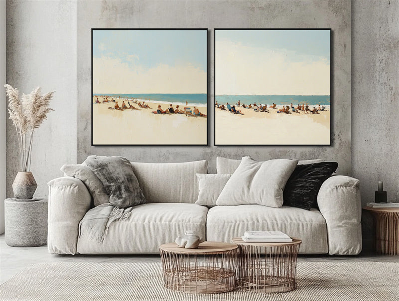 Coastal Serenity Diptych