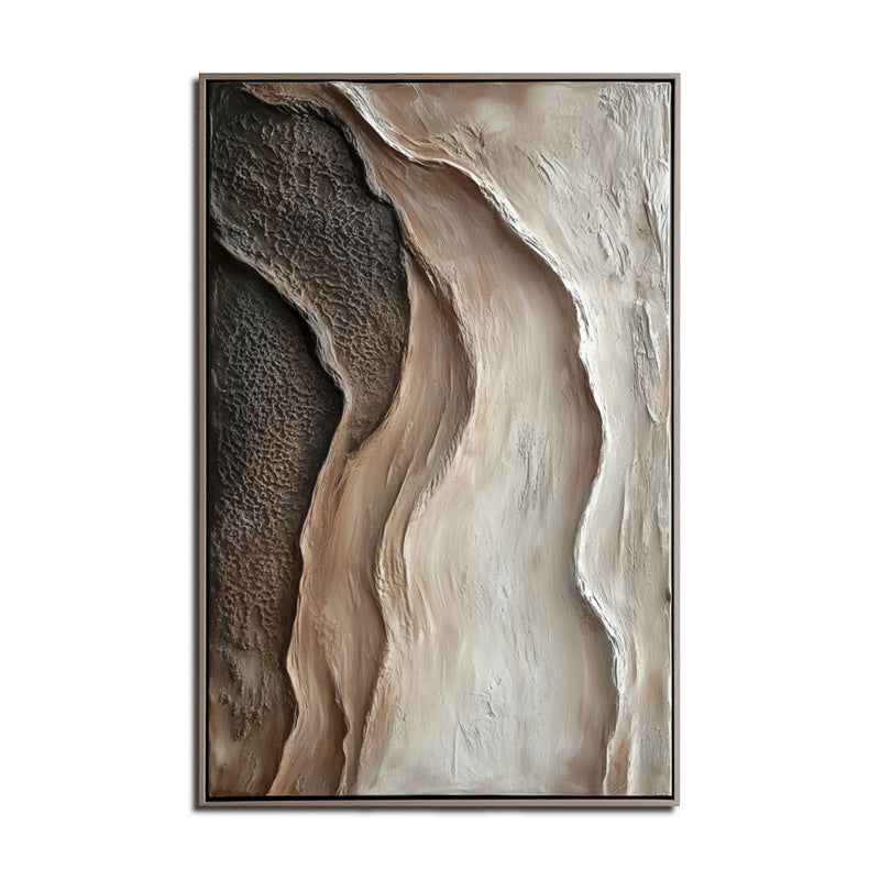 Textured Canyon Flow Art