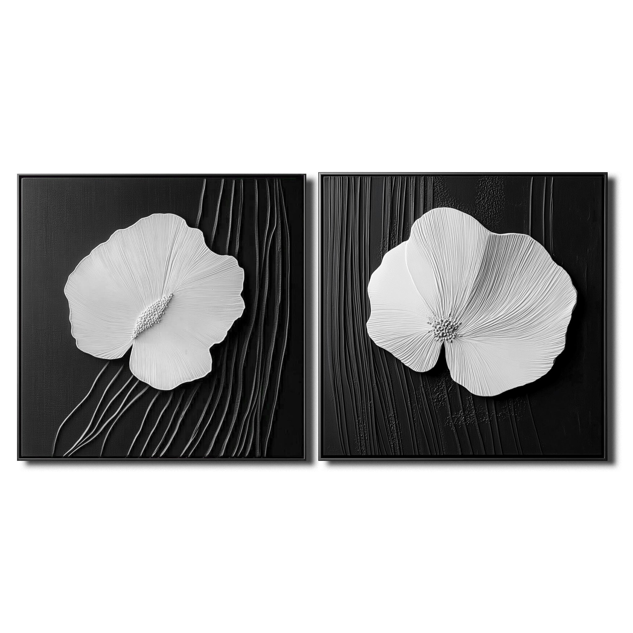 Harmony Blooms: Textured Duo