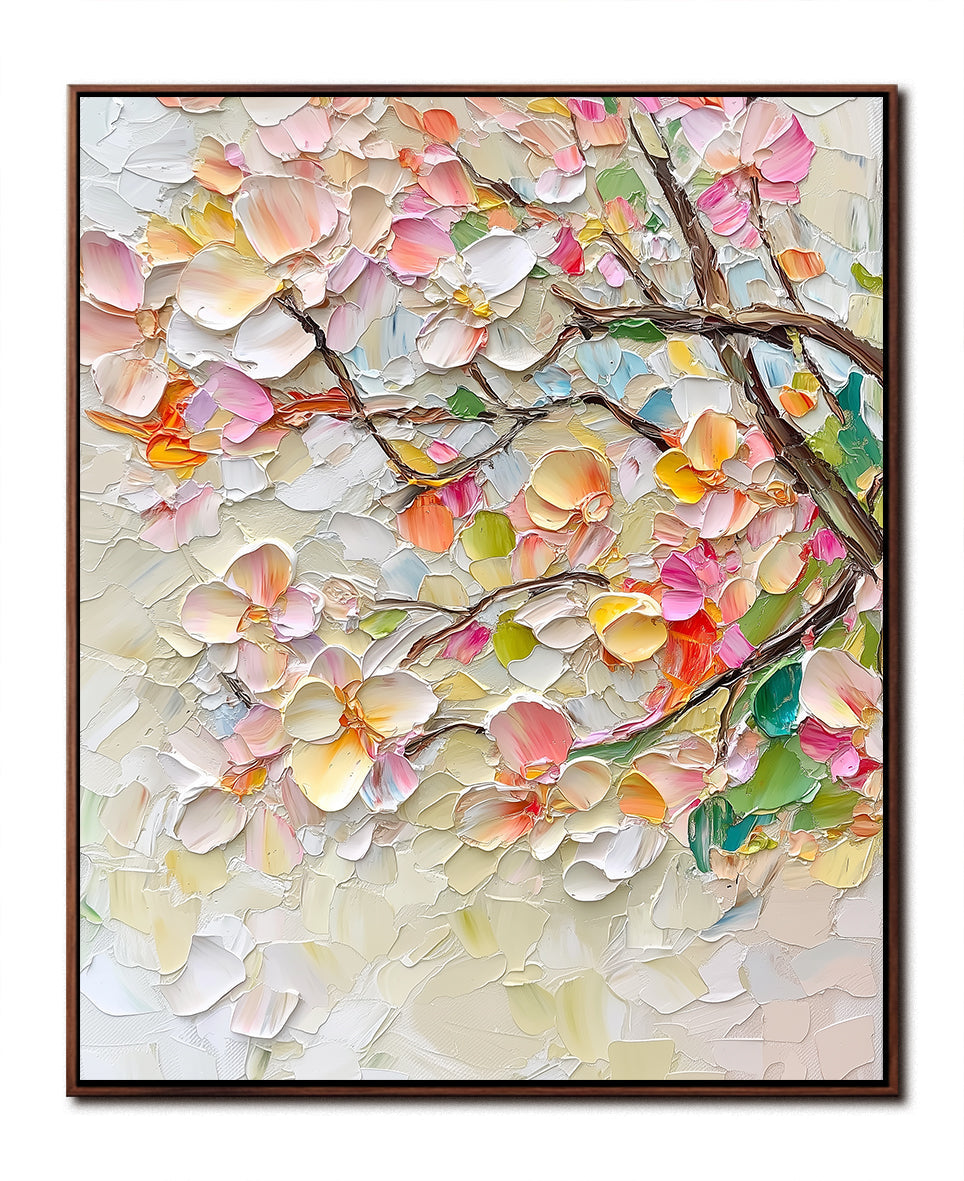 Blossoming Harmony: Abstract Art