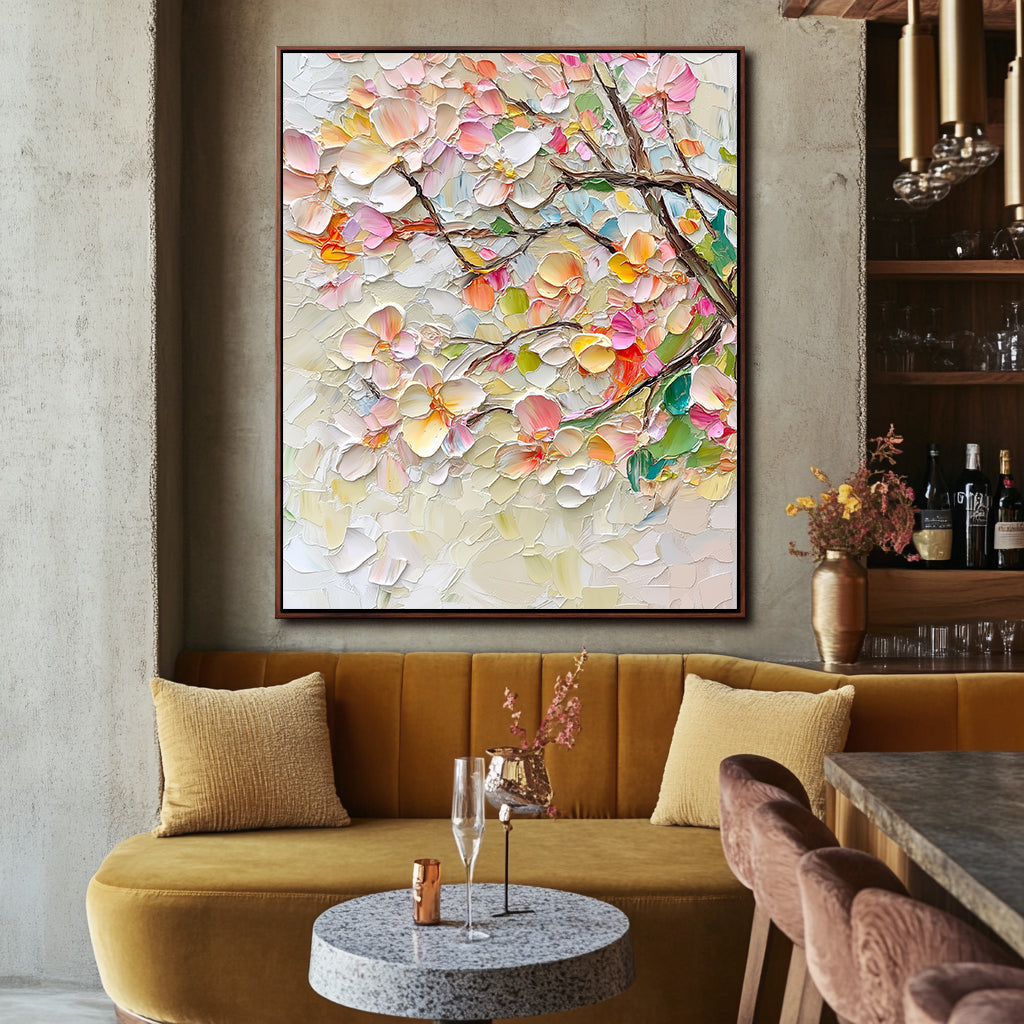 Blossoming Harmony: Abstract Art