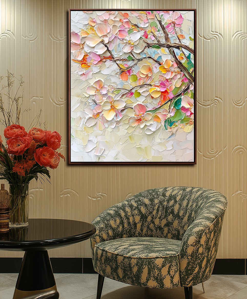 Blossoming Harmony: Abstract Art