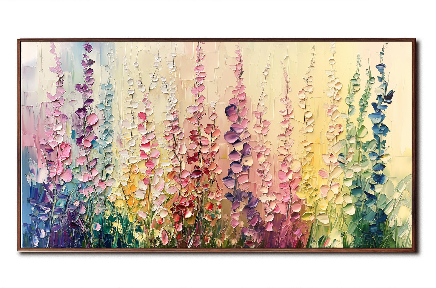 Wildflower Symphony: Textured Art