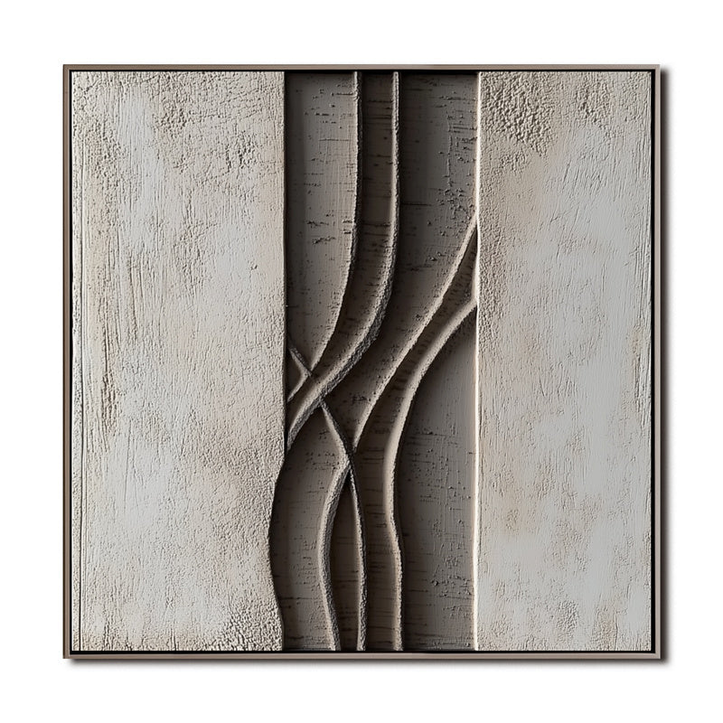 Flowing Paths: Textured Relief