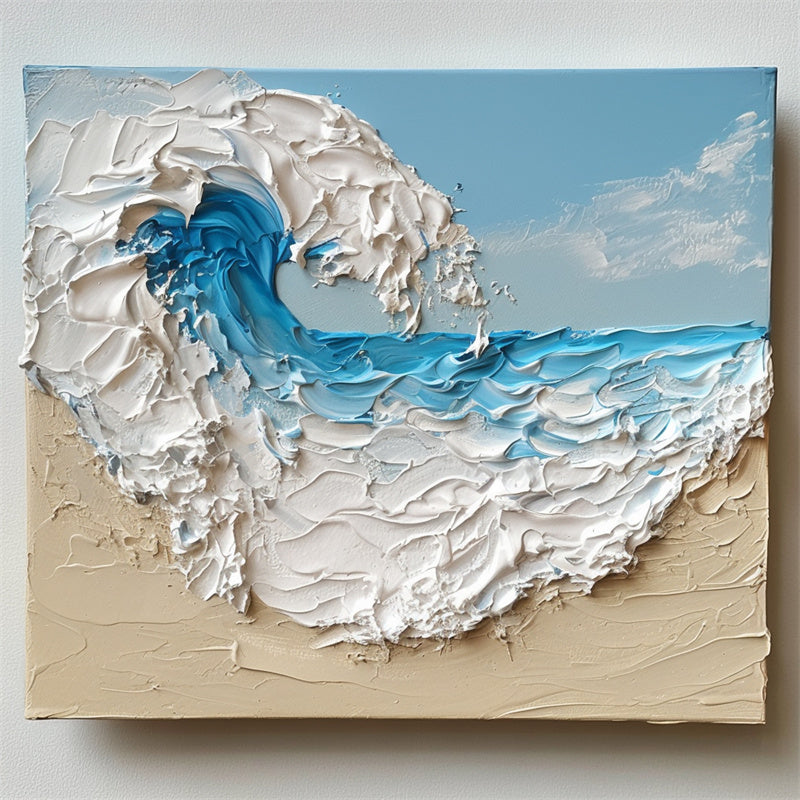 Ocean Whisper: Textured Wave