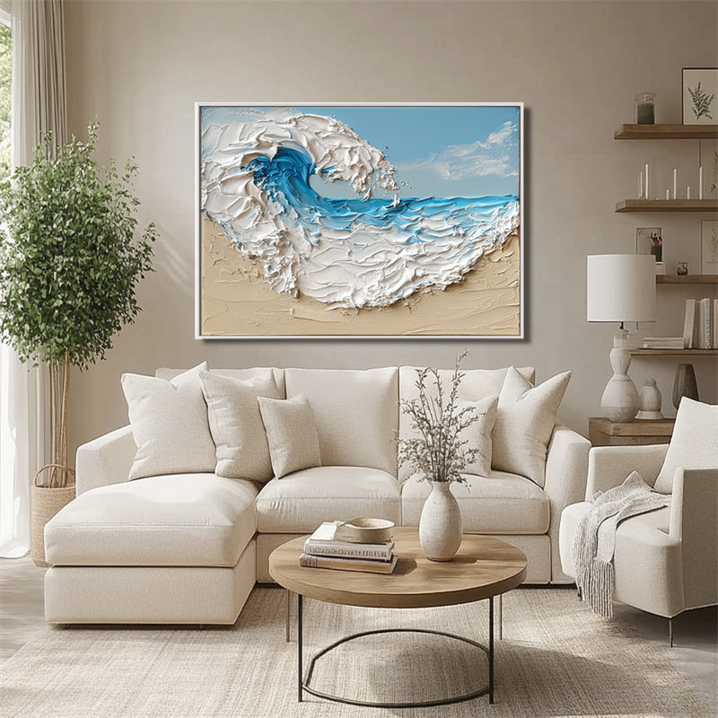 Ocean Whisper: Textured Wave