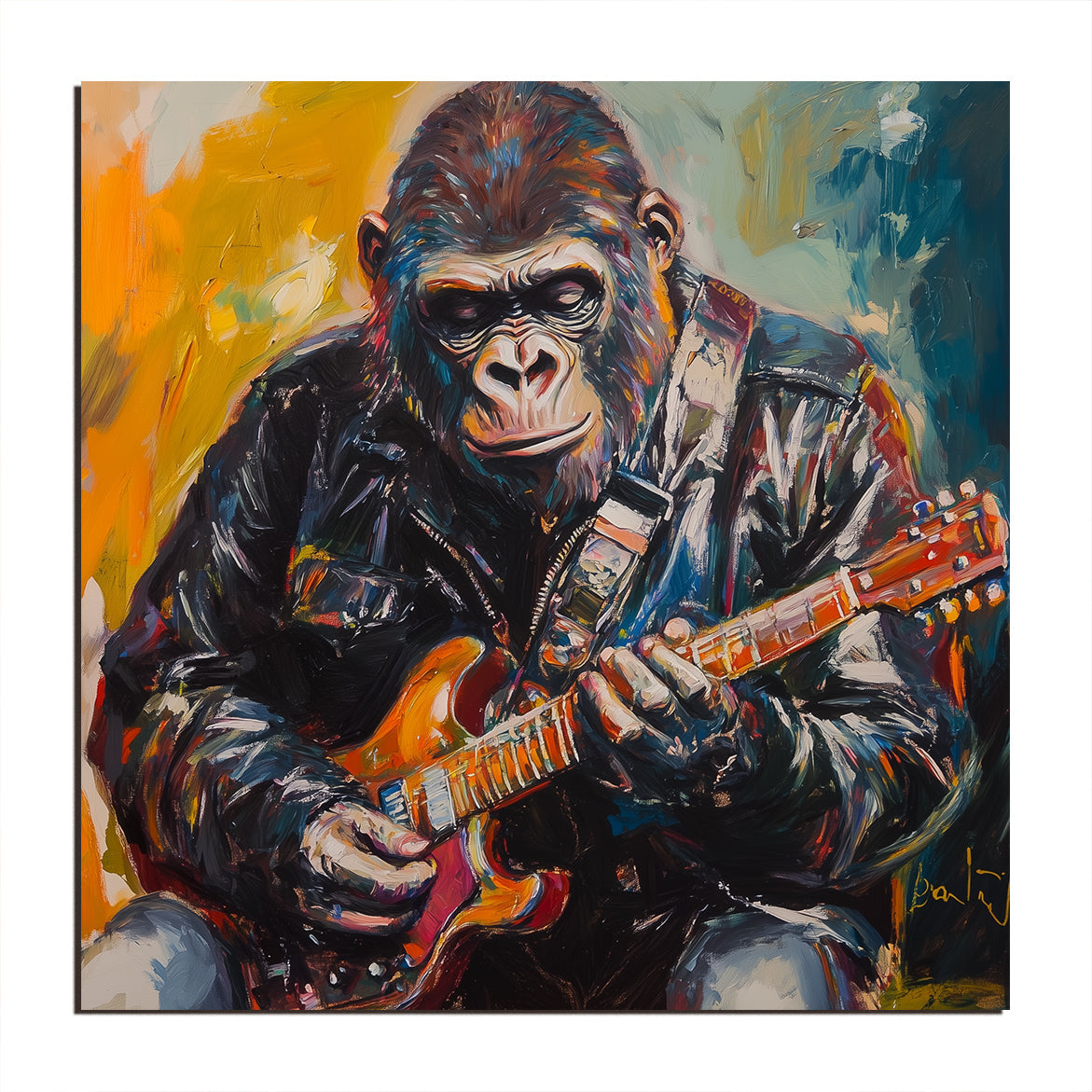 Rhythm Beast - Rock Art Canvas