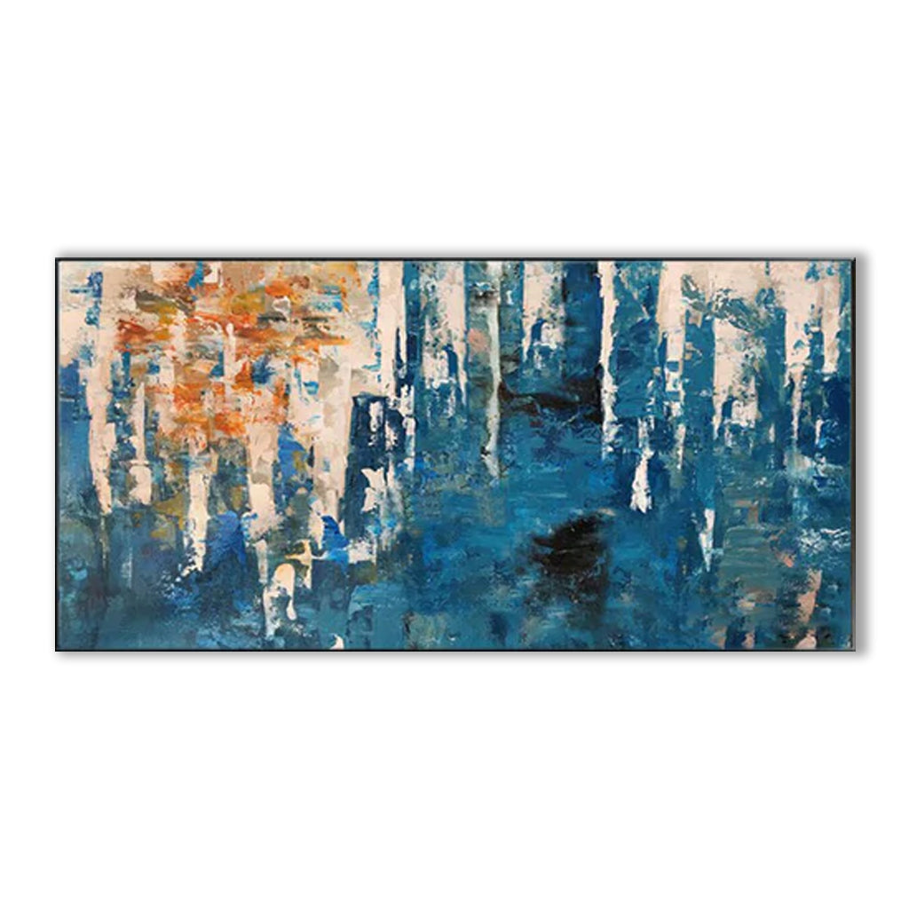 Atlantis - Abstract Oceanic Canvas Art for Living Room Decor