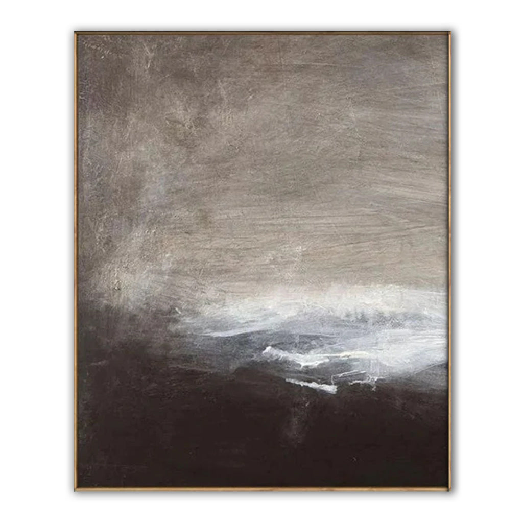 Dawn – Serene Abstract Painting in Soft Neutrals for Modern Interiors