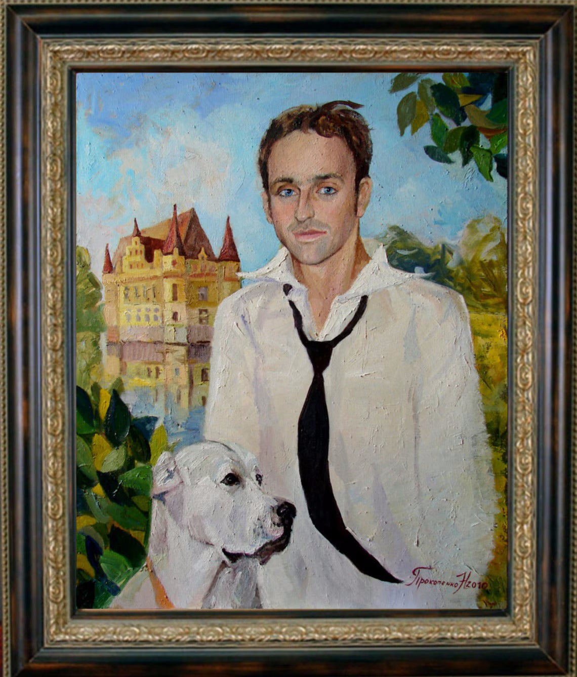 Portraits de peinture à l'huile personnalisés à partir de vos photos - Famille et animaux de compagnie#1