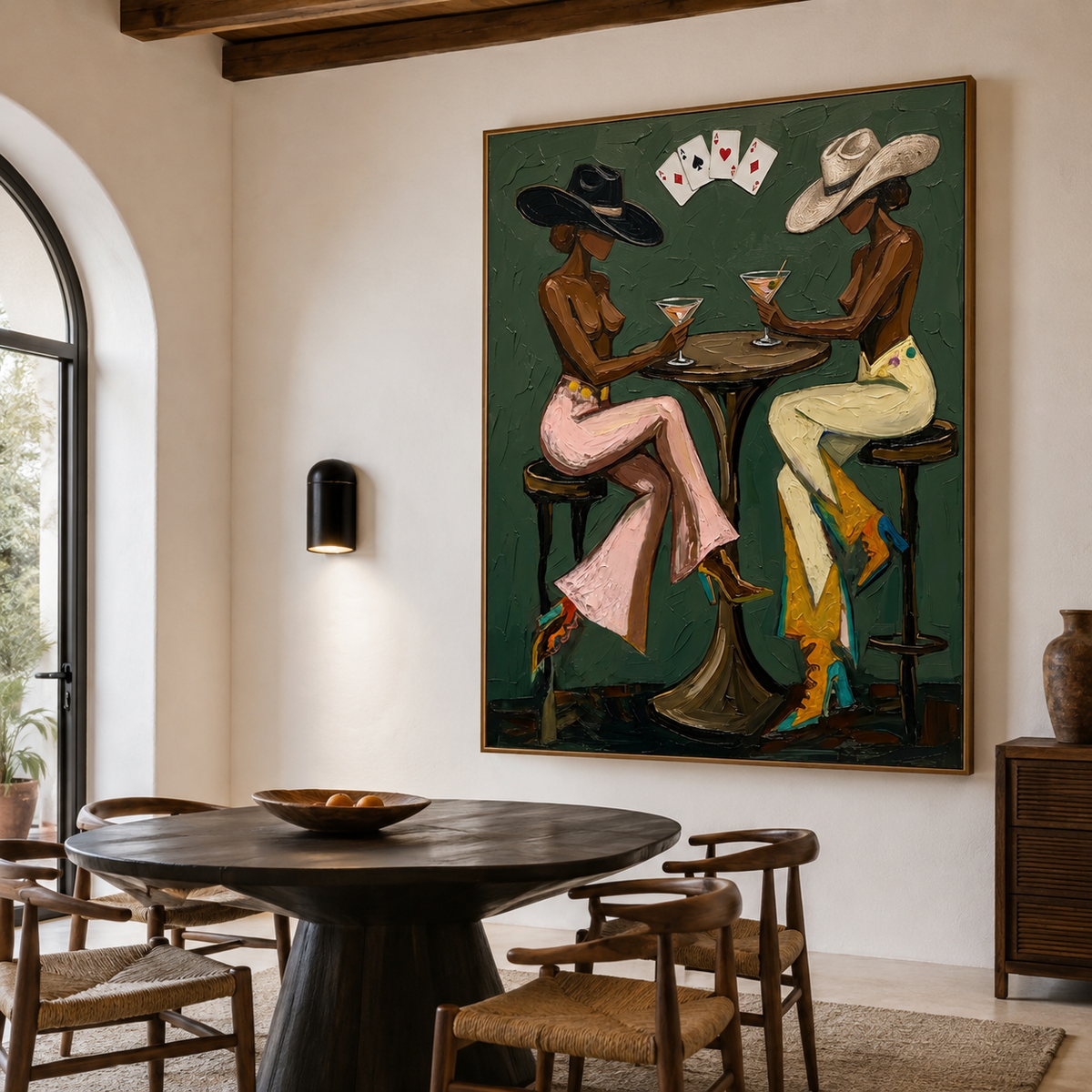 Midnight Cocktail Society – Modern Figurative Wall Art