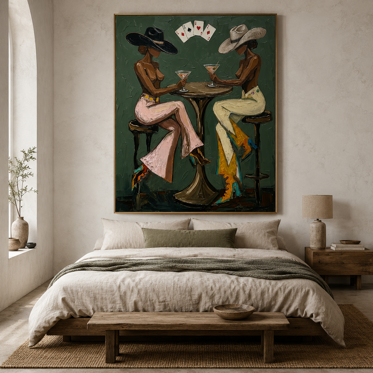 Midnight Cocktail Society – Modern Figurative Wall Art