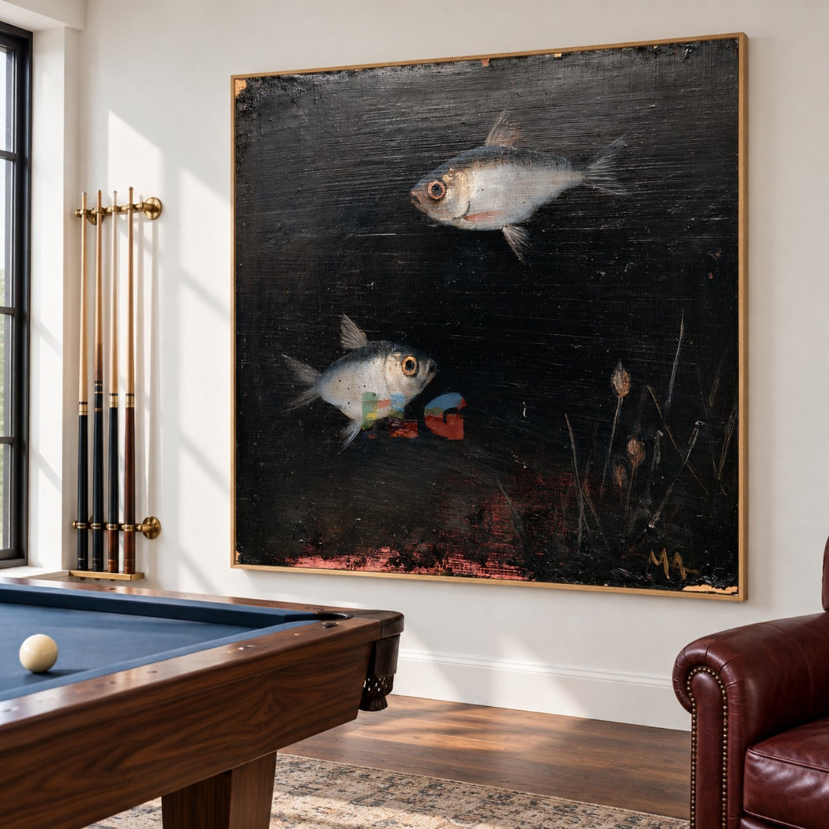 Midnight Drifters – Vintage Fish Figurative Wall Art