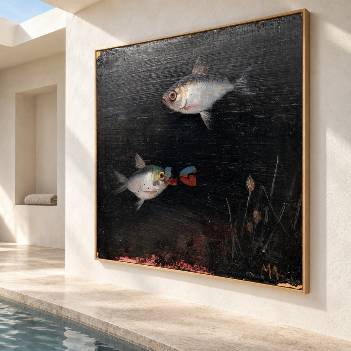 Midnight Drifters – Vintage Fish Figurative Wall Art