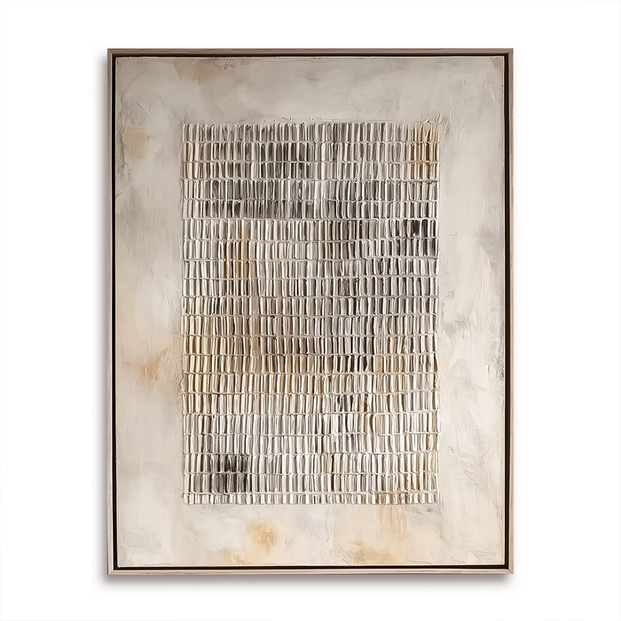 Large Neutral Textured Wall Art – Modern Abstract Canvas Painting for ...