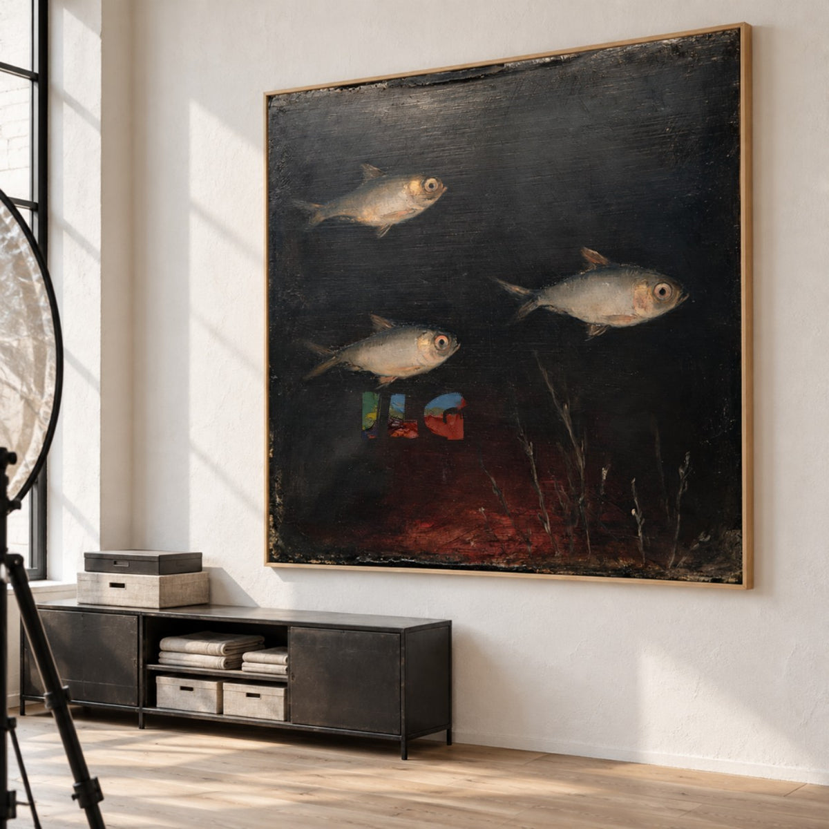 Shadowwater Trio – Vintage Three-Fish Wall Art