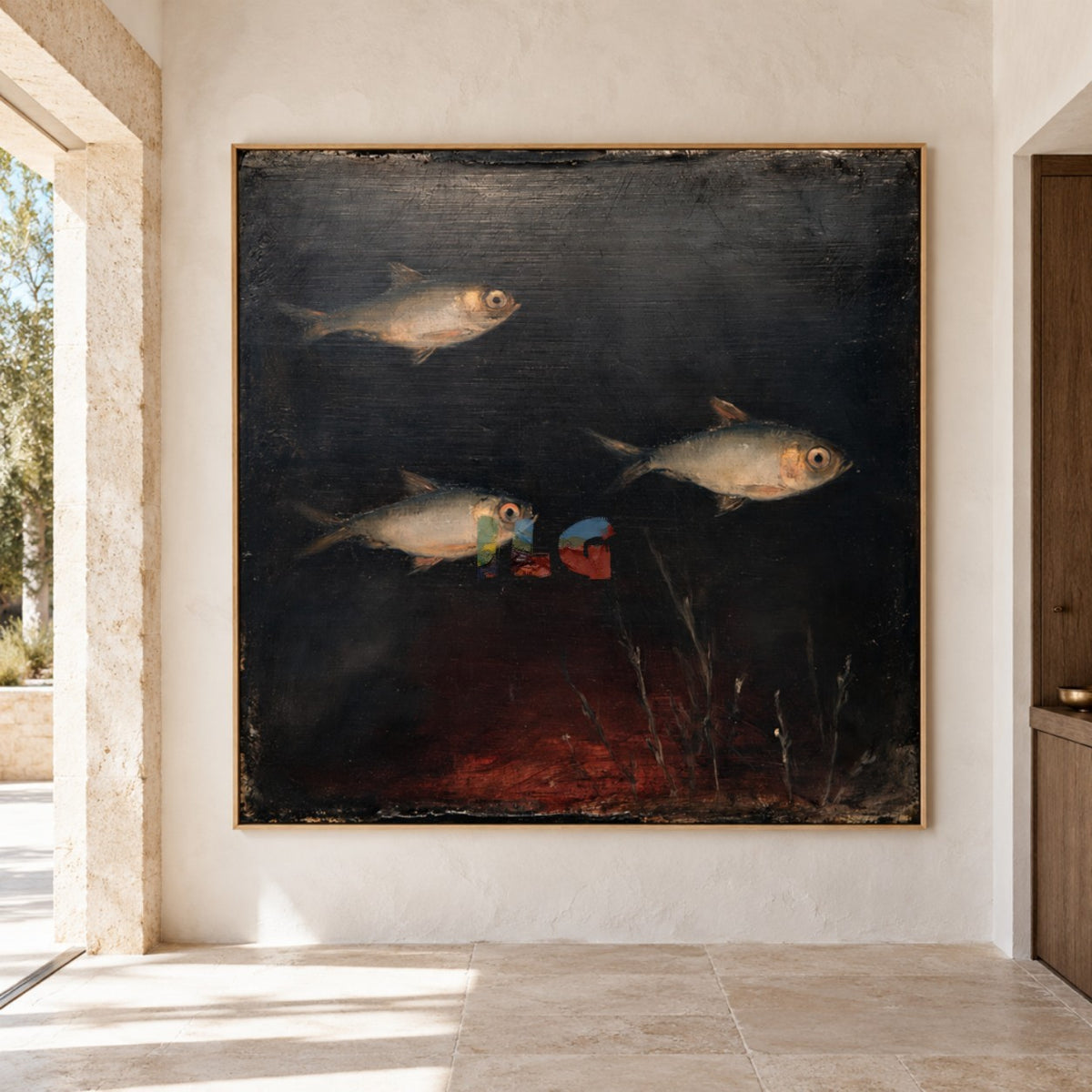 Shadowwater Trio – Vintage Three-Fish Wall Art