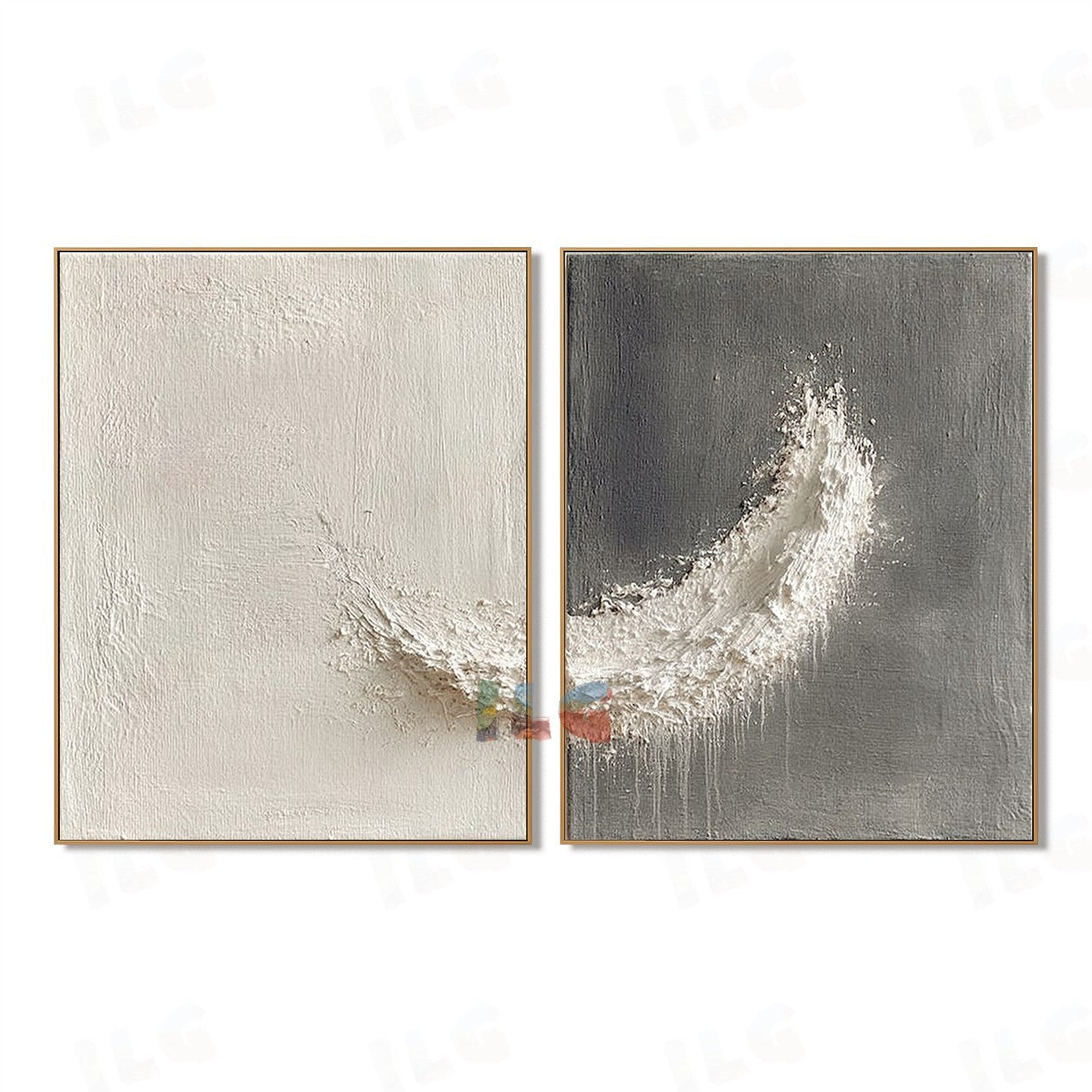 Eclipse Drift – Abstract Textured Wall Art